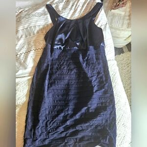Elegant navy sparkly Sleeveless Dress size.18w